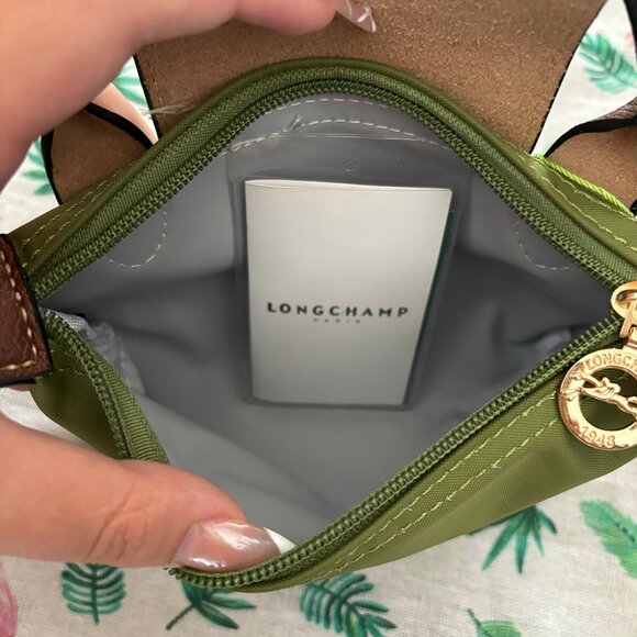 Longchamp Tote Crossbody Bag Moss Green Xs Mini - Picture 5 of 5